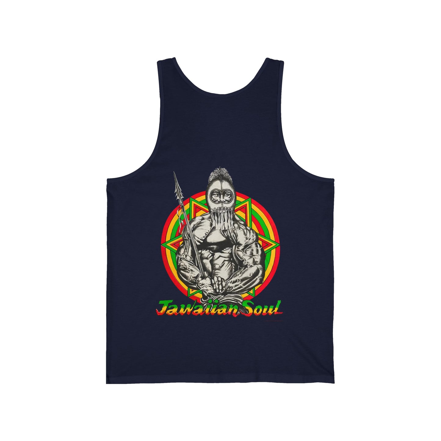 Jawaiian Strength Jawaiian Soul Vintage Design 90s New Print Unisex Jersey Tank