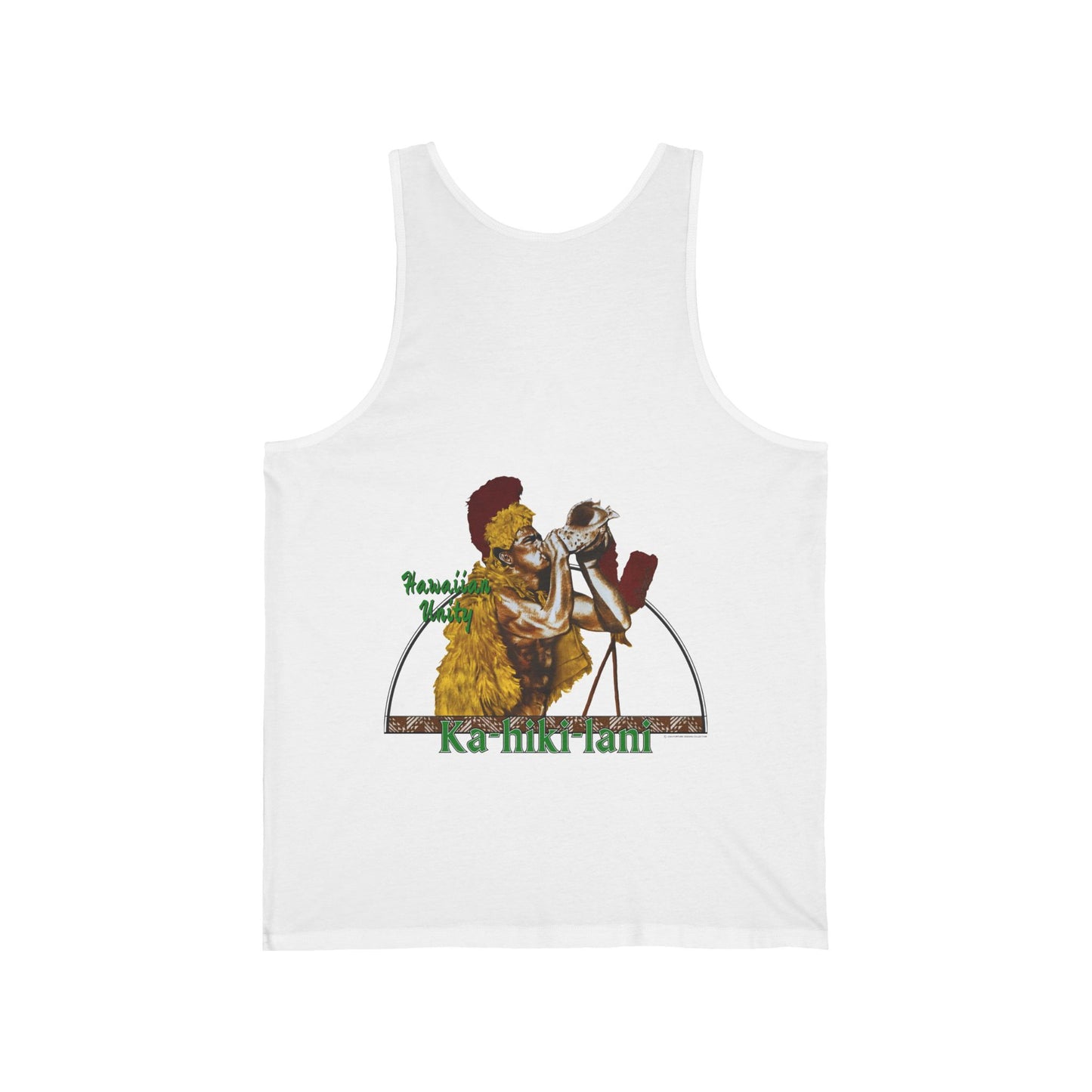 Hawaiian Strength Hawaiian Unity Ka-hiki-lani Vintage Design 90s New Print Unisex Jersey Tank