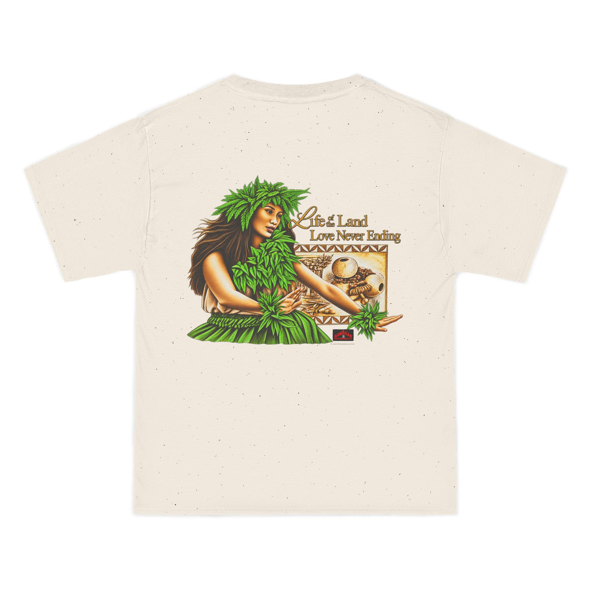 Hawaiian Strength Life of the Land Love Never Ending Beefy-T®  Short-Sleeve T-Shirt