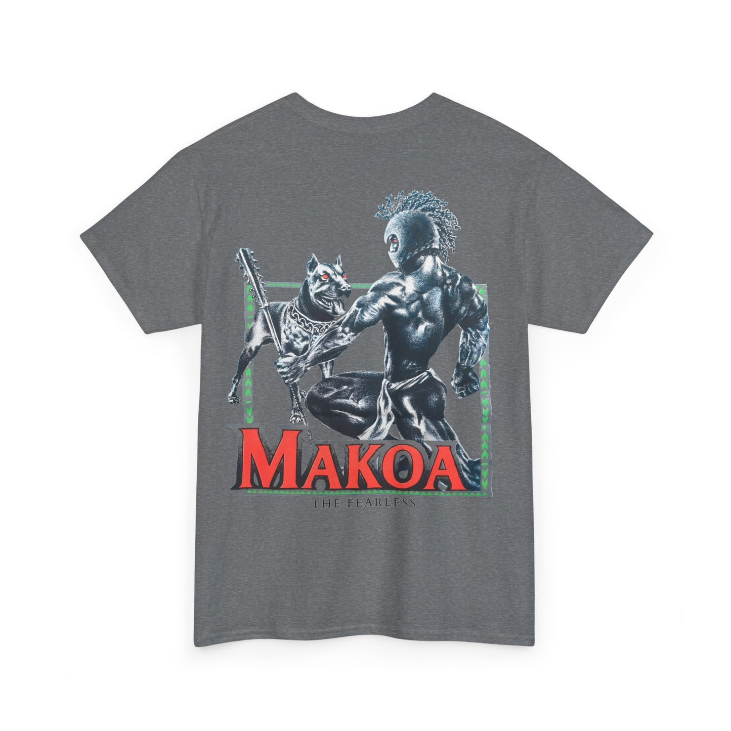 Hawaiian Strength Makoa The Fearless Vintage Design 90s New Print T-shirt Unisex Heavy Cotton Tee