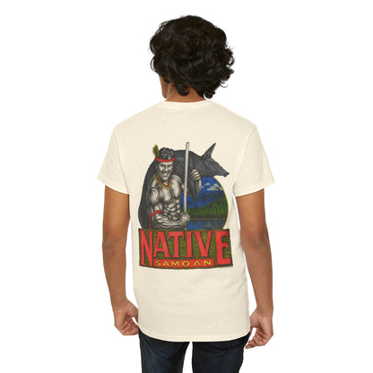 Samoan Strength Native Samoan Vintage 90s Design New Print Unisex Heavy Cotton Tee