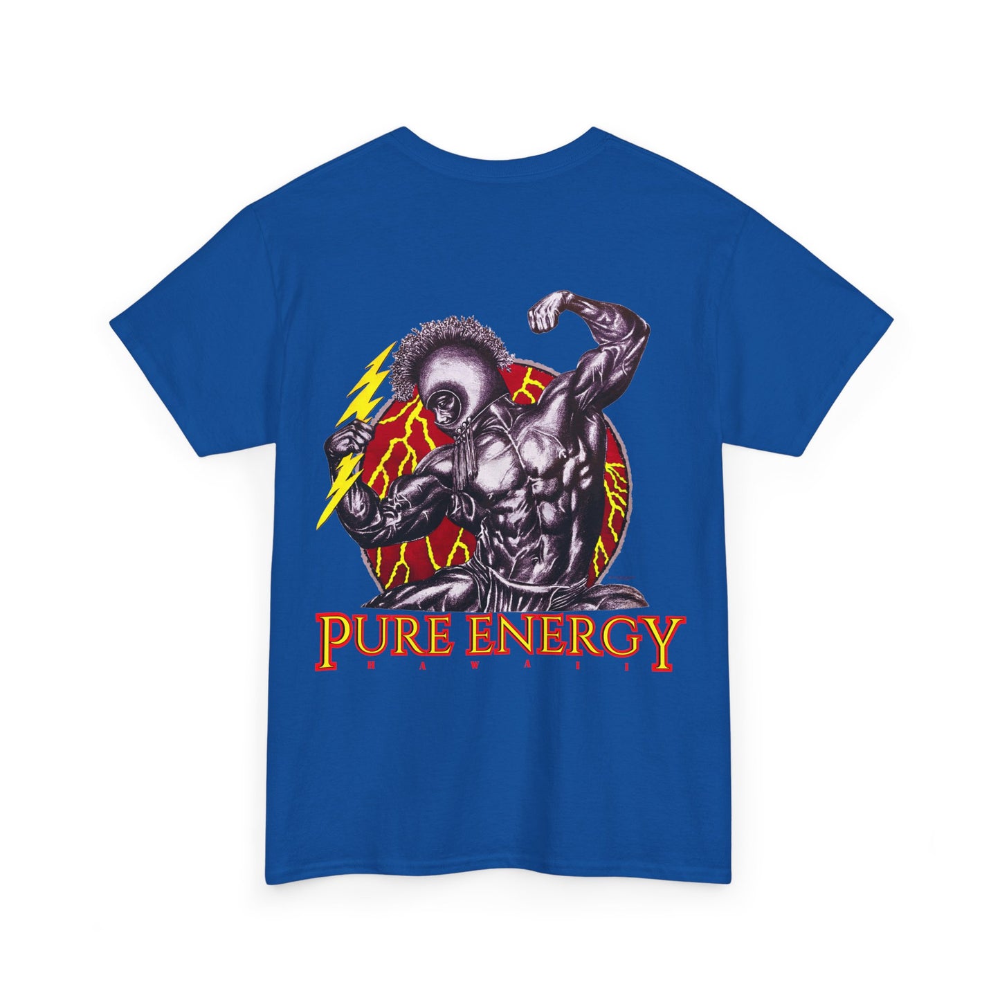 Hawaiian Strength Pure Energy Hawaii Vintage Design 90s New Print Unisex Heavy Cotton Tee