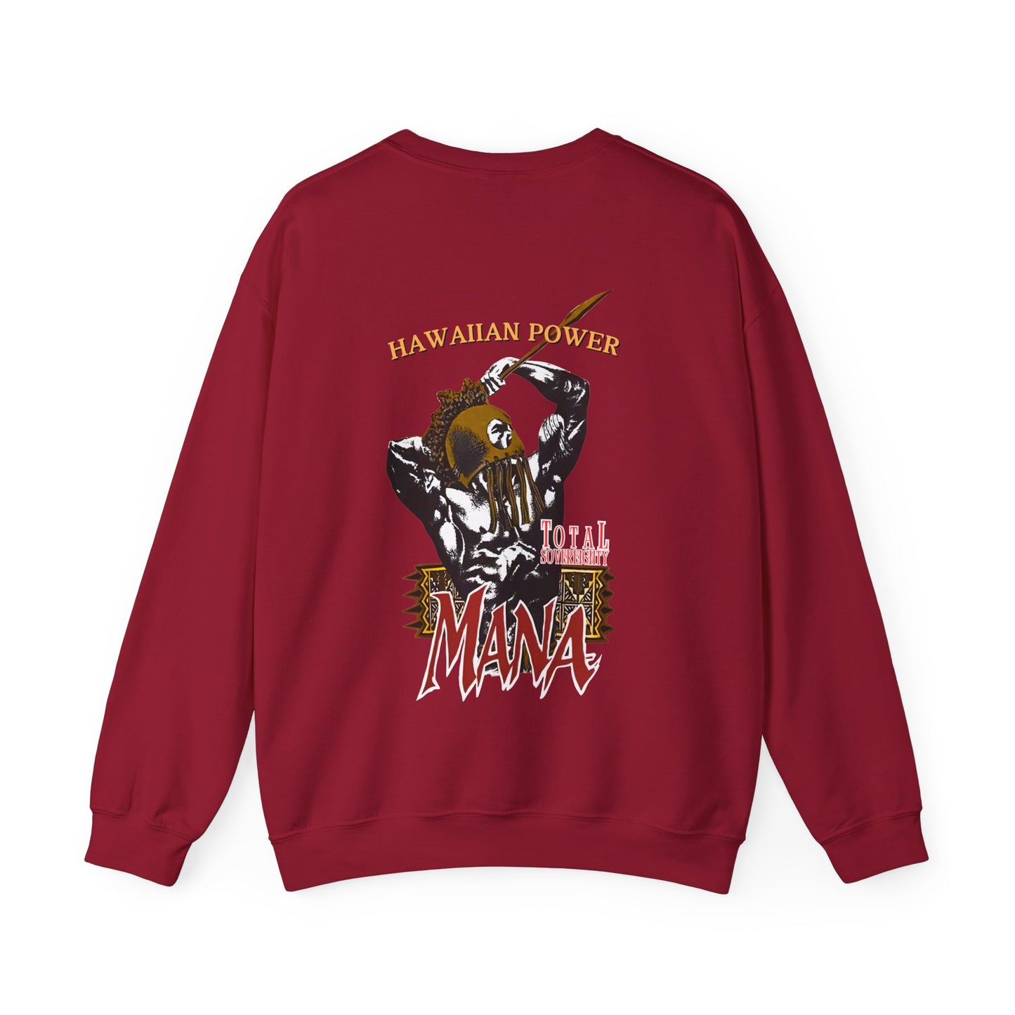 Hawaiian Strength Hawaiian Power Mana Total Sovereignty Vintage Design 90s New Print Unisex Heavy Blend™ Crewneck Sweatshirt