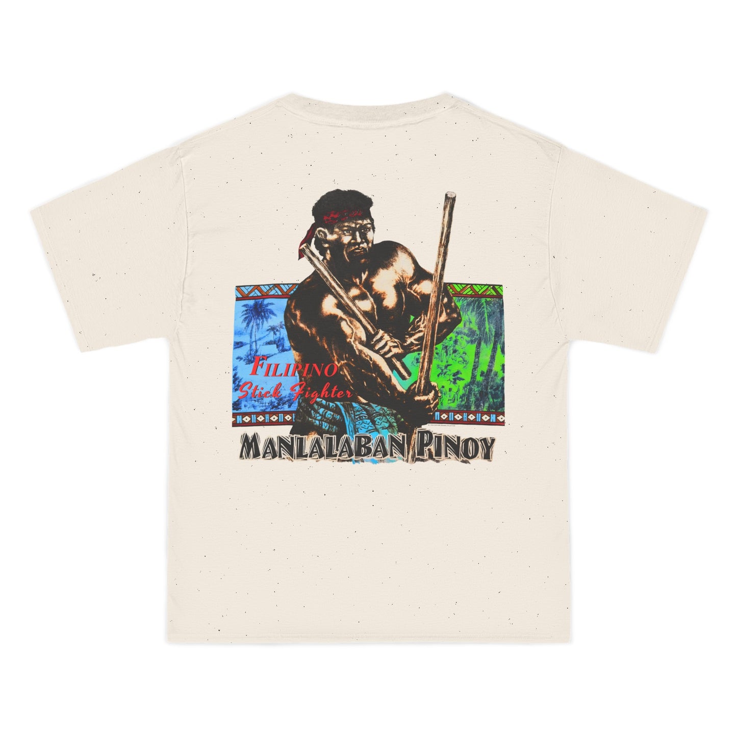 Filipino Strength Manlalaban Pinoy Stick Fighter Vintage Design 90s New Print Beefy-T®  Short-Sleeve T-Shirt