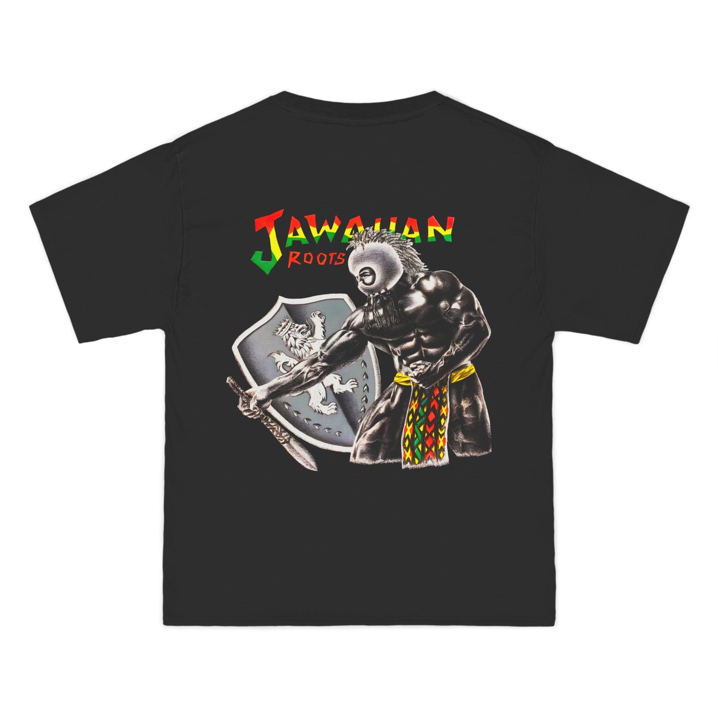 Jawaiian Strenght Jawaiian Roots Vintage Design 90s New Print Beefy-T®  Short-Sleeve T-Shirt