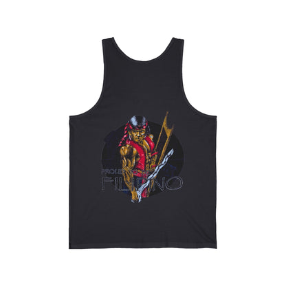 Filipino Strength Proud To Be Filipino Vintage Design 90s New Print Unisex Jersey Tank