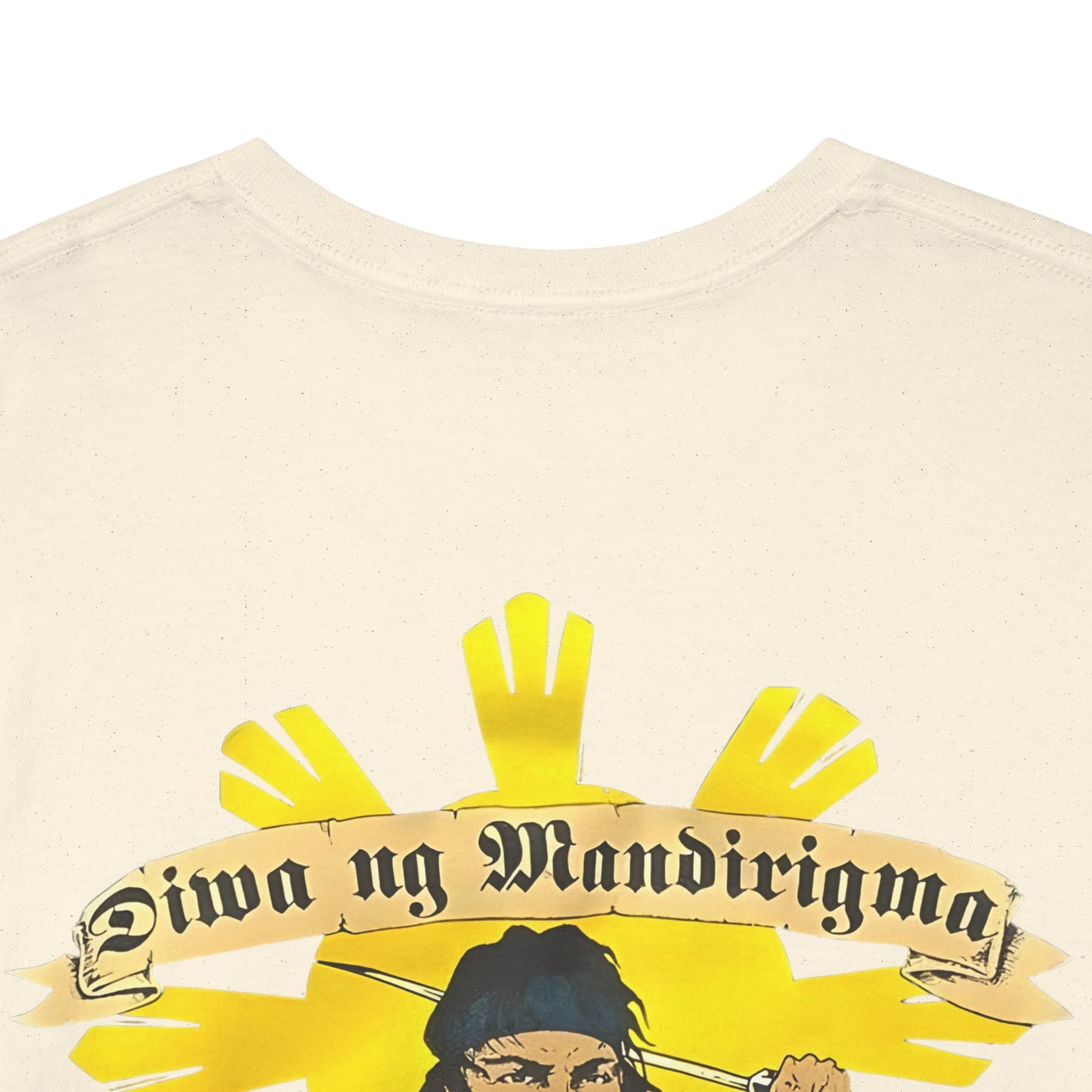 Filipino Strength Spirit of the Warrior Diwa ng Mandirigma Vintage Design 90s New Print Unisex Heavy Cotton Tee