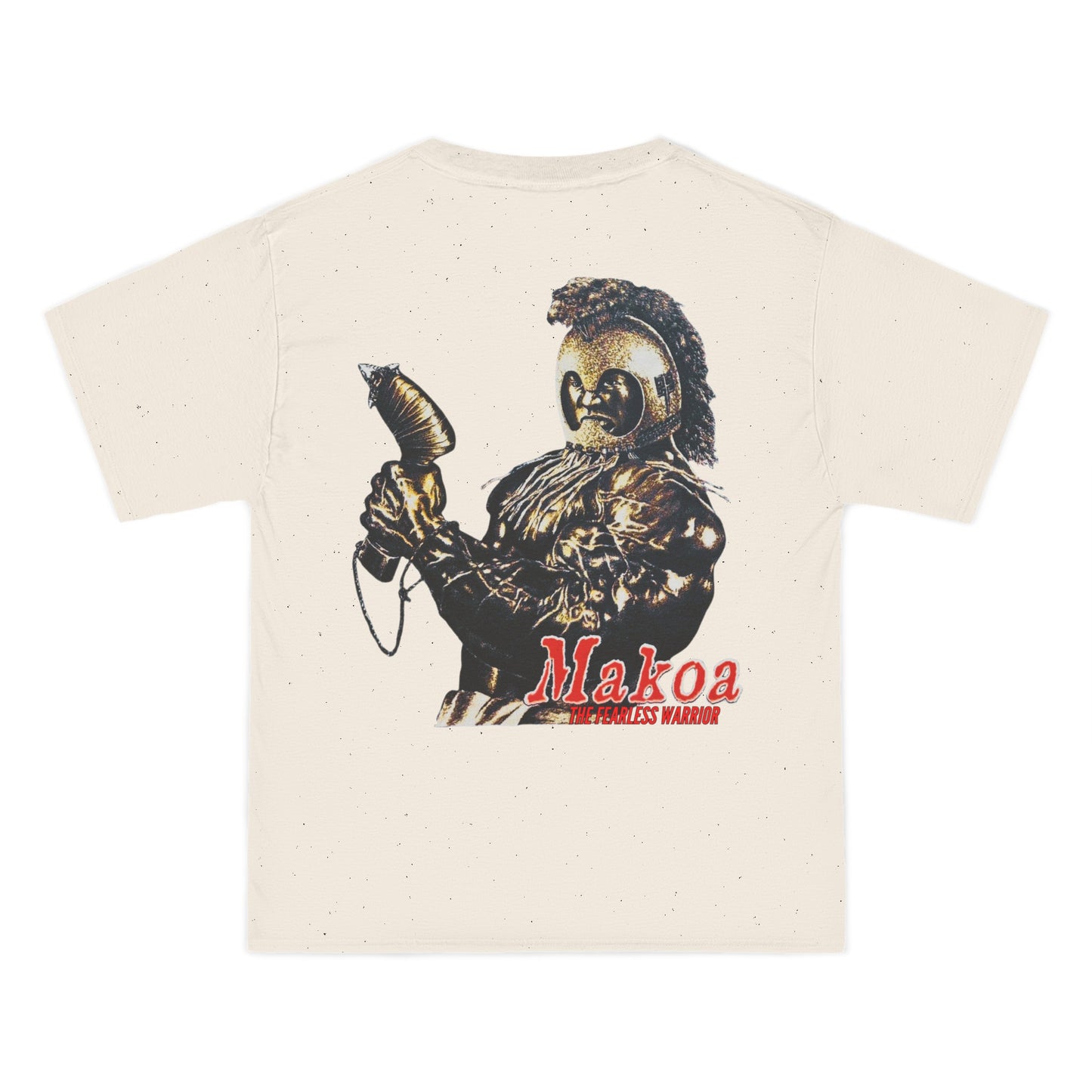 Hawaiian Strength Makoa The Fearless Warrior Vintage Design 90s New Print Beefy-T®  Short-Sleeve T-Shirt