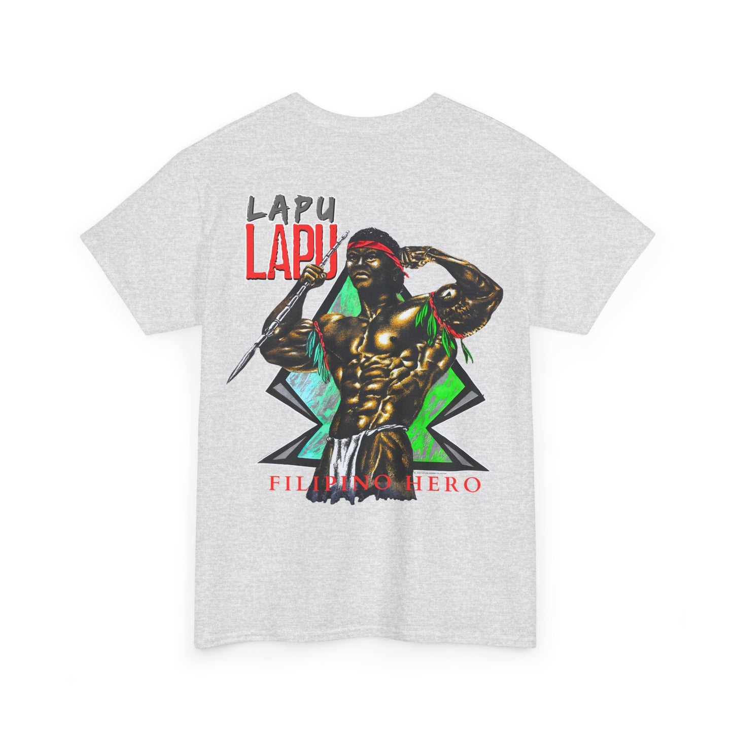 Filipino Strength Lapu Lapu Filipino Hero Vintage Design 90s New Print T-shirt Unisex Heavy Cotton Tee