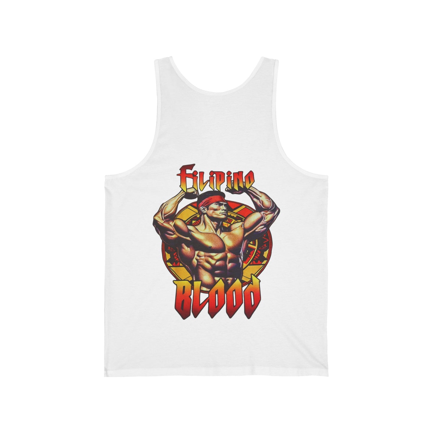 Filipino Strength Filipino Blood Vintage Design 90s New Print Unisex Jersey Tank