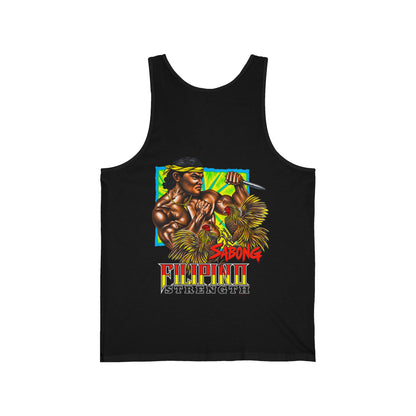 Filipino Strength Sabong Unisex Jersey Tank