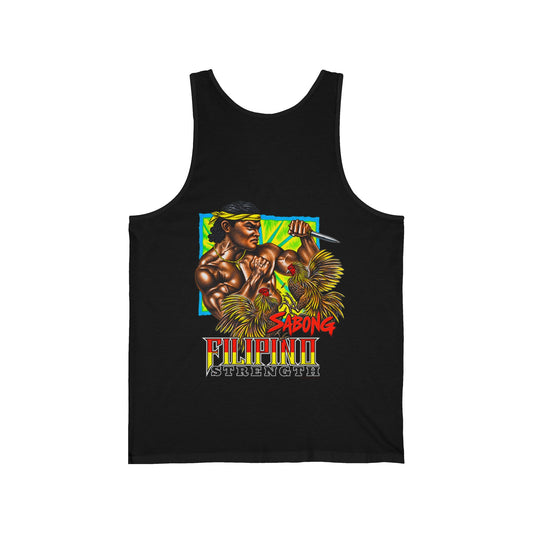 Filipino Strength Sabong Unisex Jersey Tank