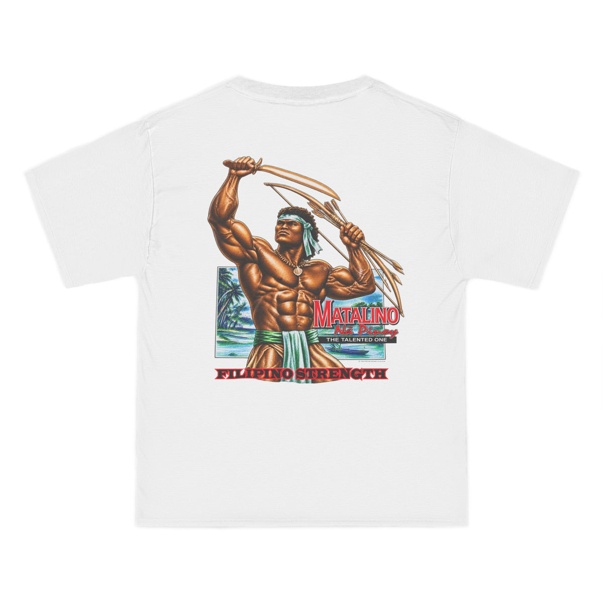 Filipino Strength Matalino Na Pinoy The Talented One Print Beefy-T®  Short-Sleeve T-Shirt