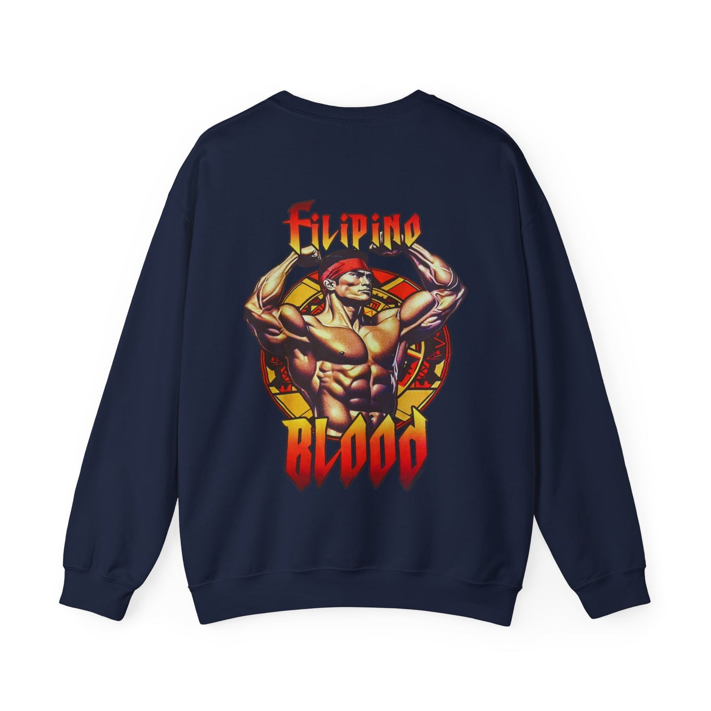 Filipino Strength Filipino Blood Vintage Design 90s New Print Unisex Heavy Blend™ Crewneck Sweatshirt