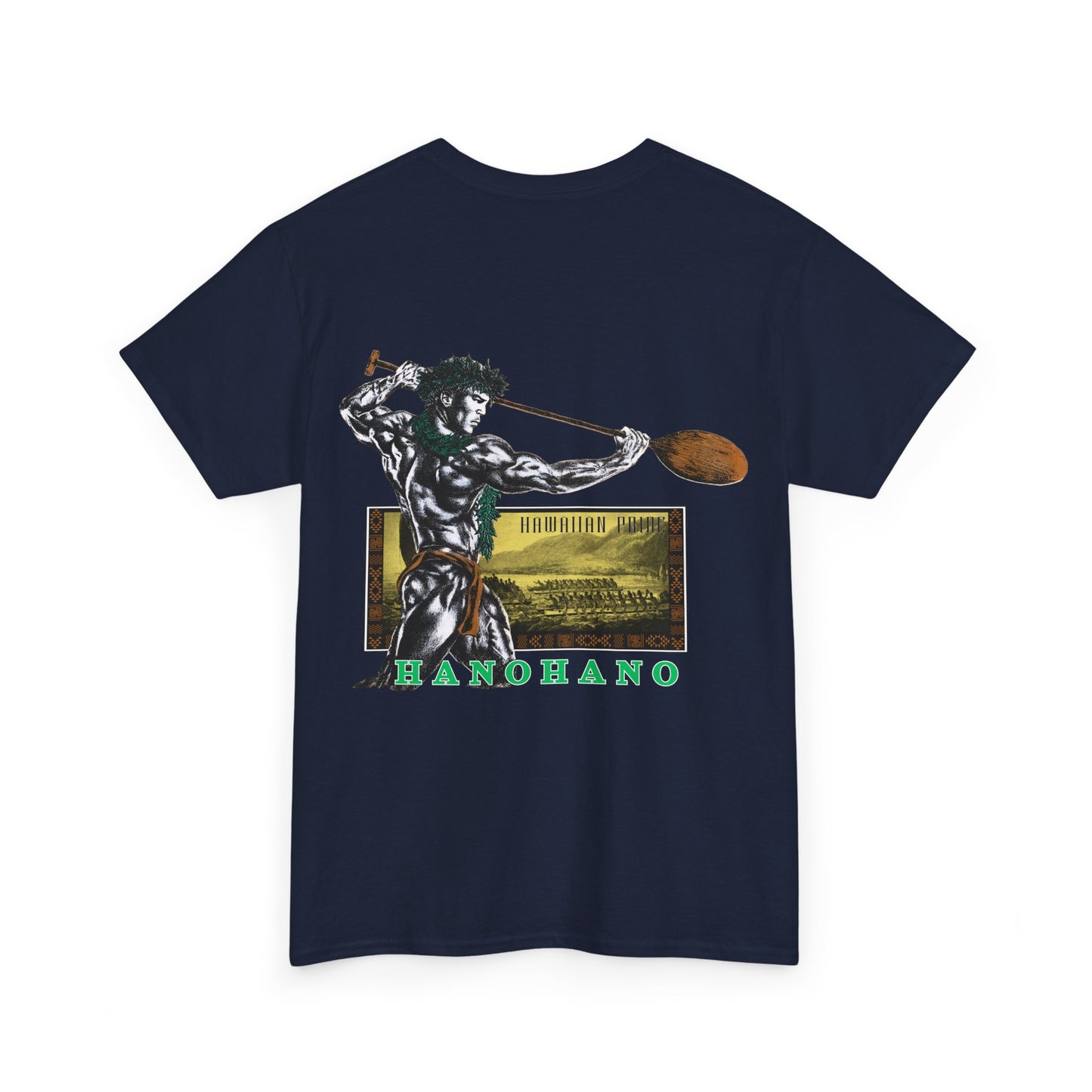 Hawaiian Strength Hanohano Hawaiian Pride Vintage 90s Design New Print Unisex Heavy Cotton Tee