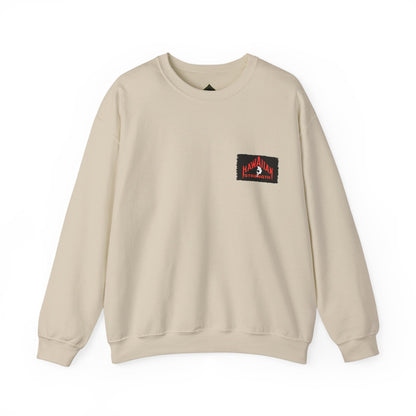 Hawaiian Strength The Life of the Land is Perpetuated by Righteousness Ua Mau Ke Ea Oka 'Aina I Ka Pono Unisex Heavy Blend™ Crewneck Sweatshirt