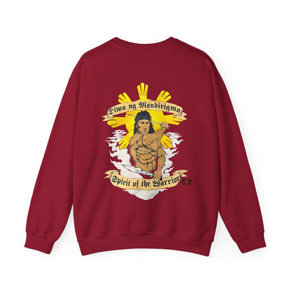 Filipino Strength Spirit of the Warrior Diwa ng Mandirigma Vintage Design 90s New Print Unisex Heavy Blend™ Crewneck Sweatshirt