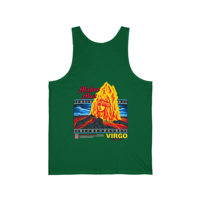 Hawaiian Strength Mahoe Mua Virgo Virgin Pele Unisex Jersey Tank