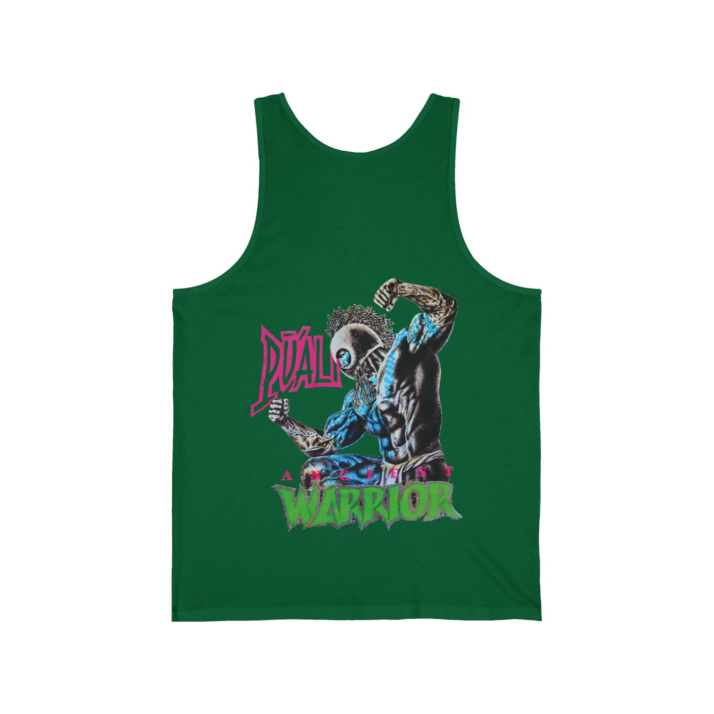 Hawaiian Strength Puali Ancient Warrior Vintage Design 90s New Print Unisex Jersey Tank