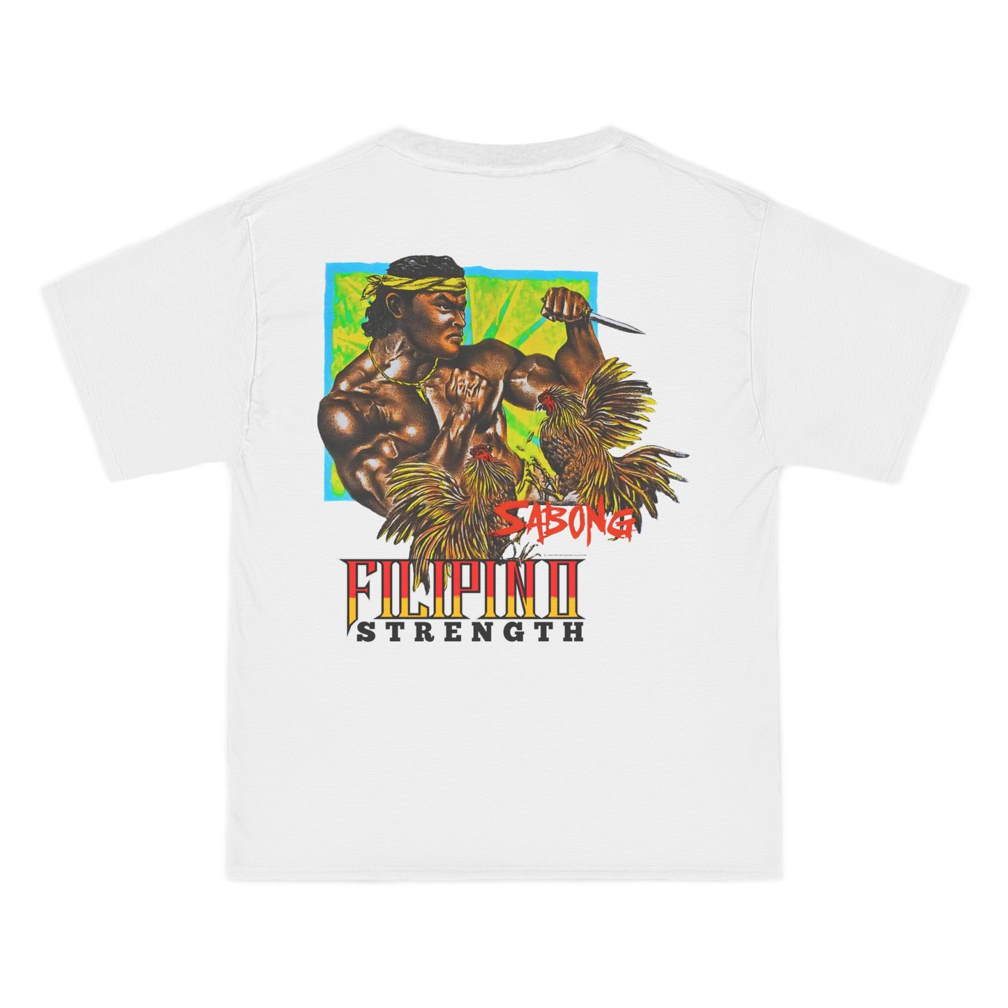 Filipino Strength Sabong Vintage Design 90s New Print Beefy-T®  Short-Sleeve T-Shirt