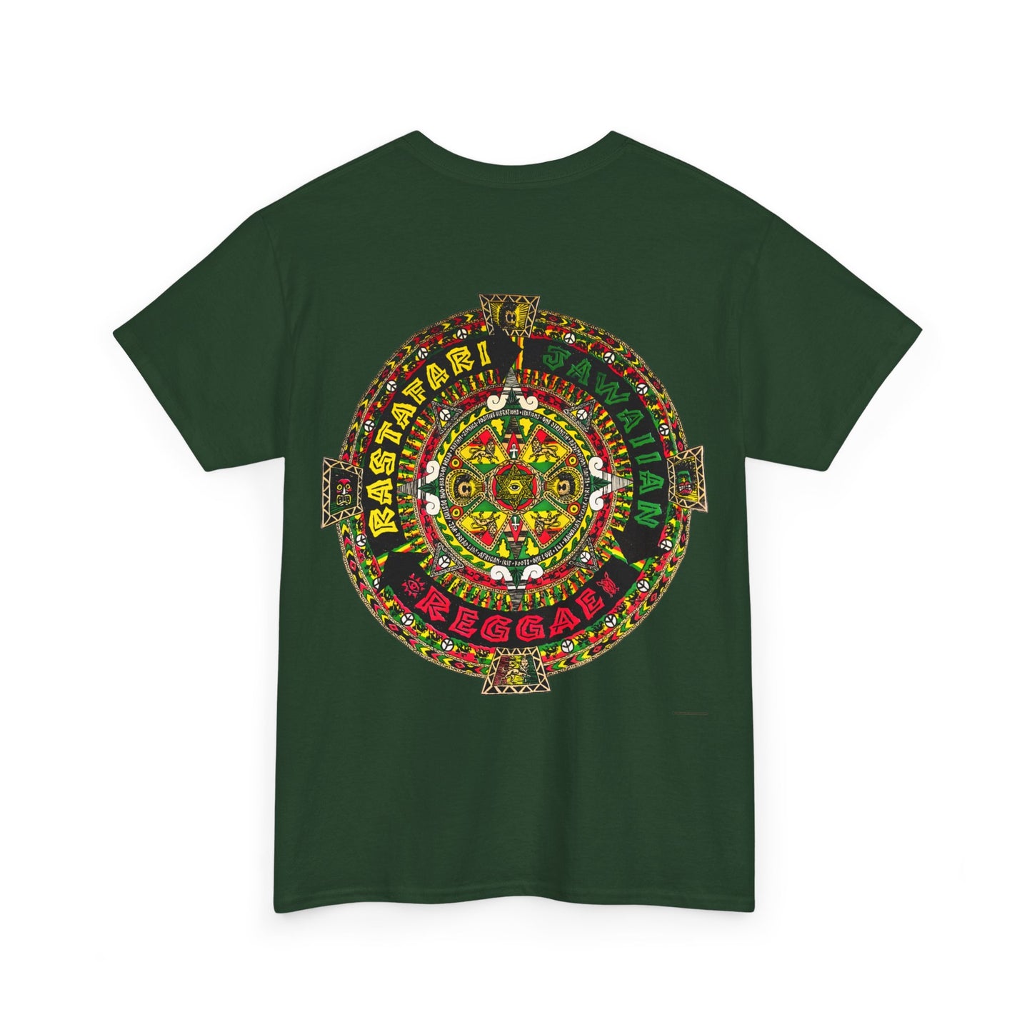 Jawaiian Strength Rastafari Jawaiian Reggae Vintage Design 90s New Print T-shirt Unisex Heavy Cotton Tee