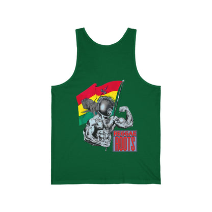 Jawaiian Strength Reggae Roots Vintage Design 90s New Print Unisex Jersey Tank