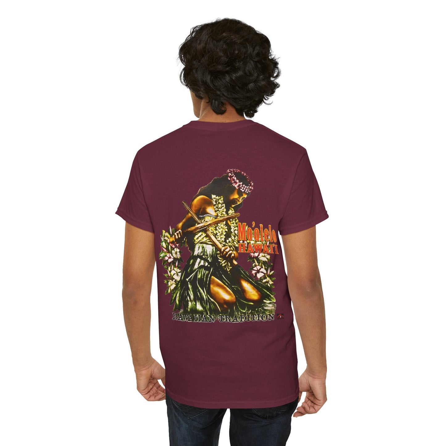 Hawaiian Strength Hawaiian Tradition Mo'olelo Hawai'i Vintage Design 90s New Print T-shirt Unisex Heavy Cotton Tee