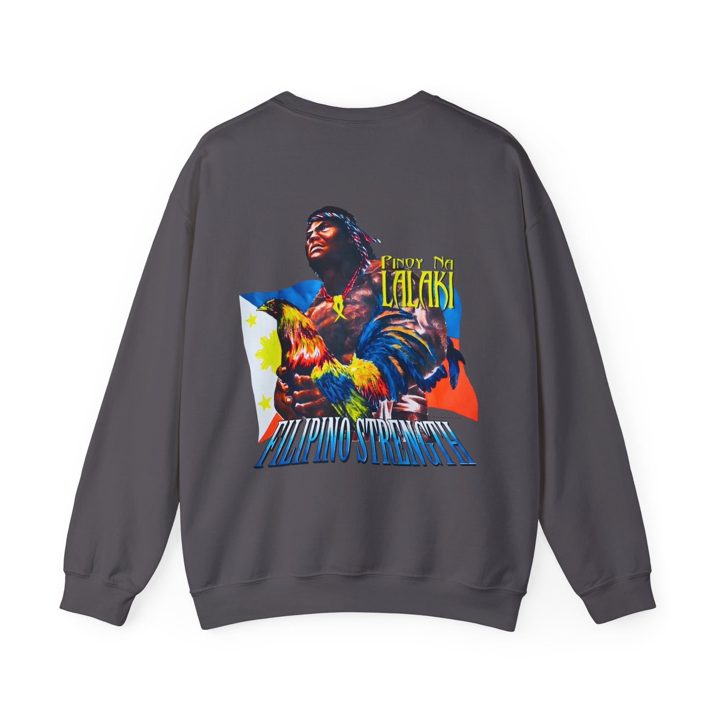 Filipino Strength Pinoy na Lalaki Vintage Design 90s New Print Unisex Heavy Blend™ Crewneck Sweatshirt