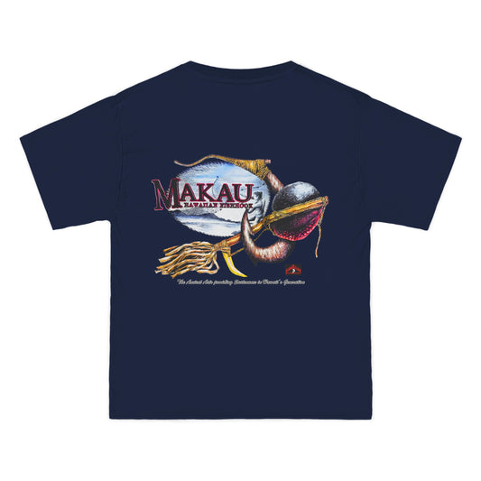 Hawaiian Strength Makau Hawaiian Fishhook Vintage Design 90s New Print Beefy-T®  Short-Sleeve T-Shirt