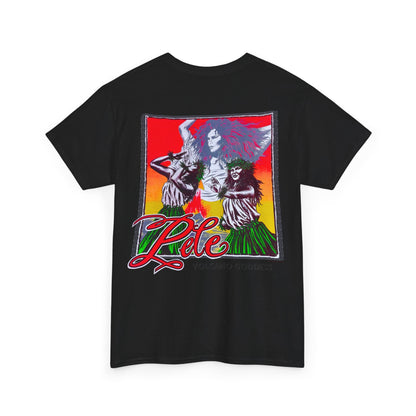Hawaiian Strength Pele Volcano Goddess Vintage Design 90s New Print Unisex Heavy Cotton Tee