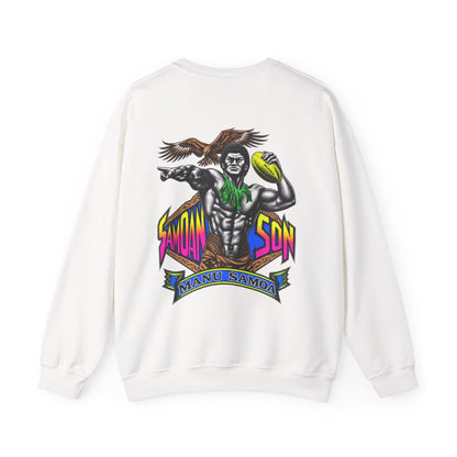 Samoan Strength Samoan Son Manu Samoa Unisex Heavy Blend™ Crewneck Sweatshirt