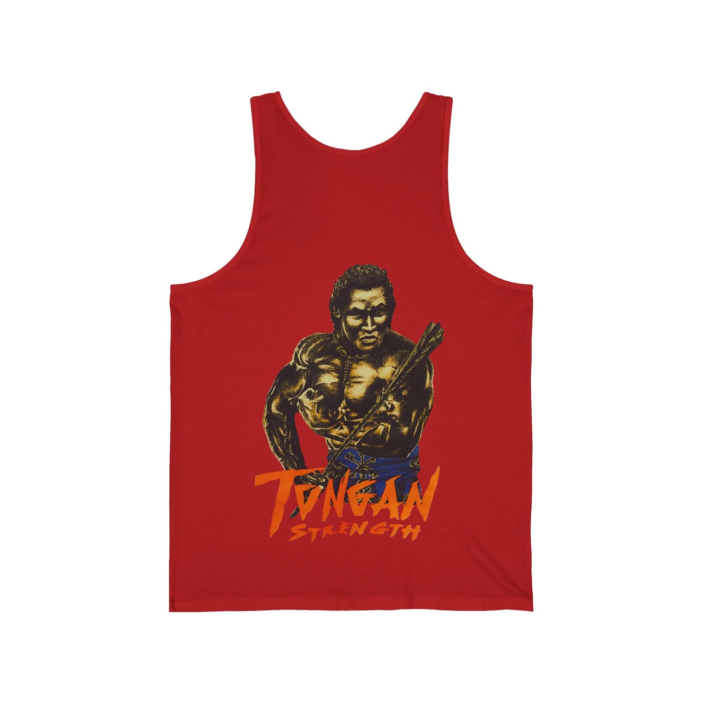 Local Strength Tongan Strength Vintage Design 90s New Print Unisex Jersey Tank