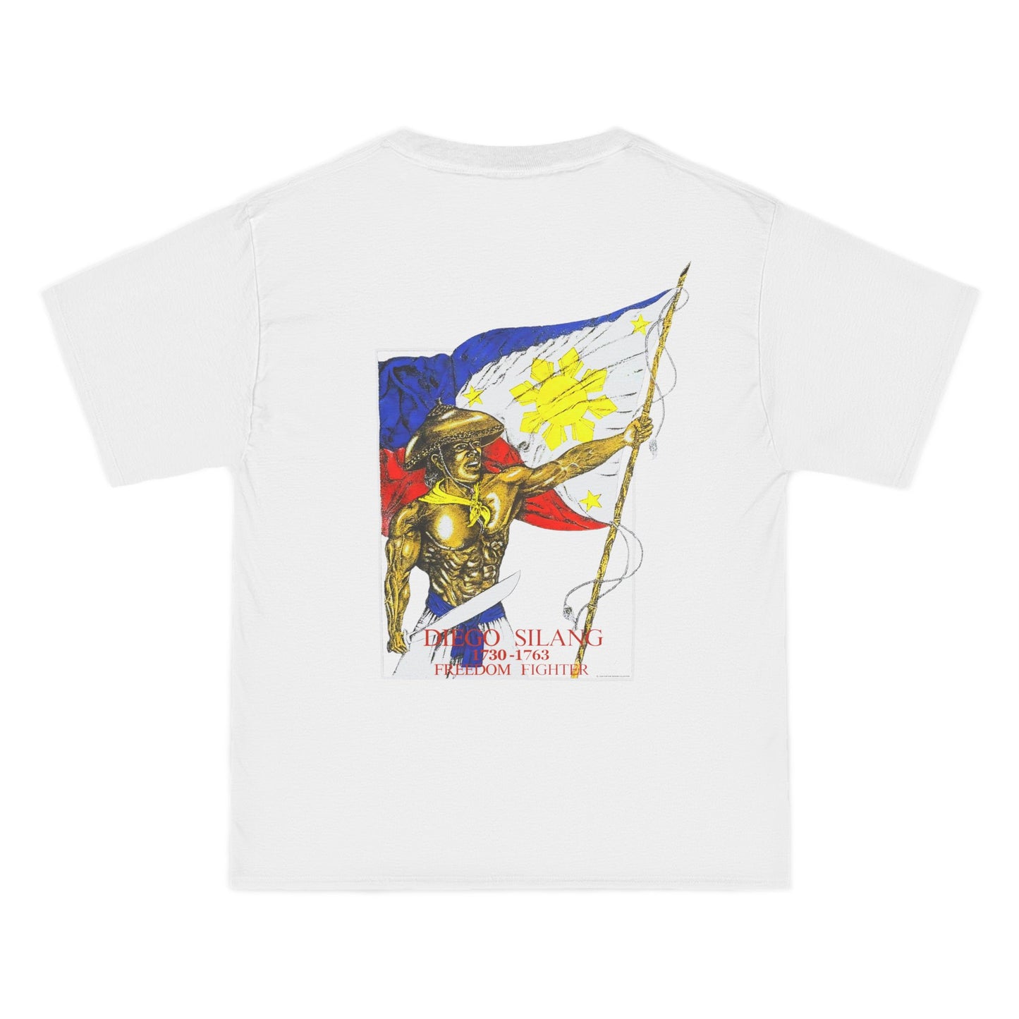 Filipino Strength Diego Silang Freedom Fighter Vintage Design 90s New Print Beefy-T®  Short-Sleeve T-Shirt
