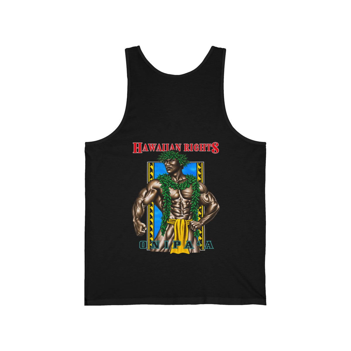 Hawaiian Strength Onipa’a Hawaiian Rights Unisex Jersey Tank