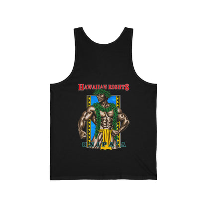 Hawaiian Strength Onipa’a Hawaiian Rights Unisex Jersey Tank