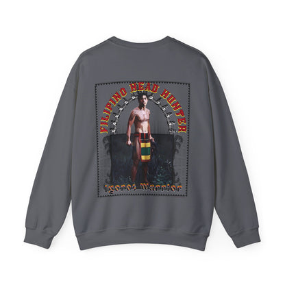 Filipino Strength Filipino Headhunter Igorot Warrior Unisex Heavy Blend™ Crewneck Sweatshirt