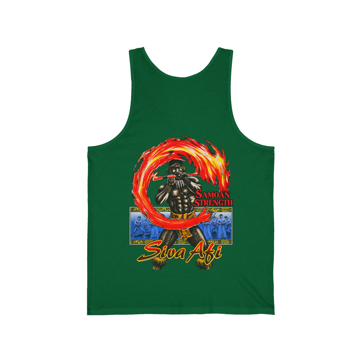 Samoan Strength Siva Afi Unisex Jersey Tank