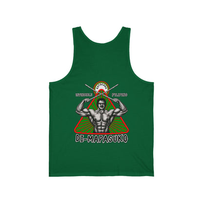 Filipino Strength Invincible Filipino Estocada Unisex Jersey Tank