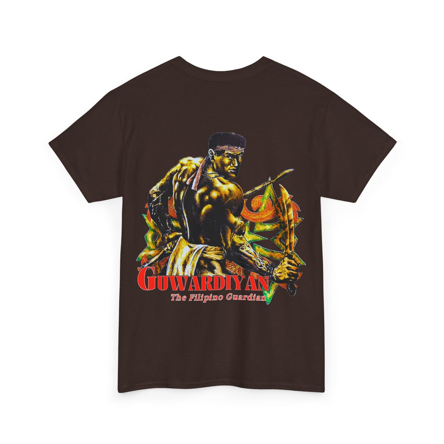 Filipino Strength The Filipino Guardian Guwardiyan Vintage Design 90s New Print T-shirt Unisex Heavy Cotton Tee