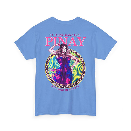 Filipino Strength Pinay Growing in Beauty Filipino Girl Kahanga Hangang Vintage Design 90s New Print T-shirt Unisex Heavy Cotton Tee