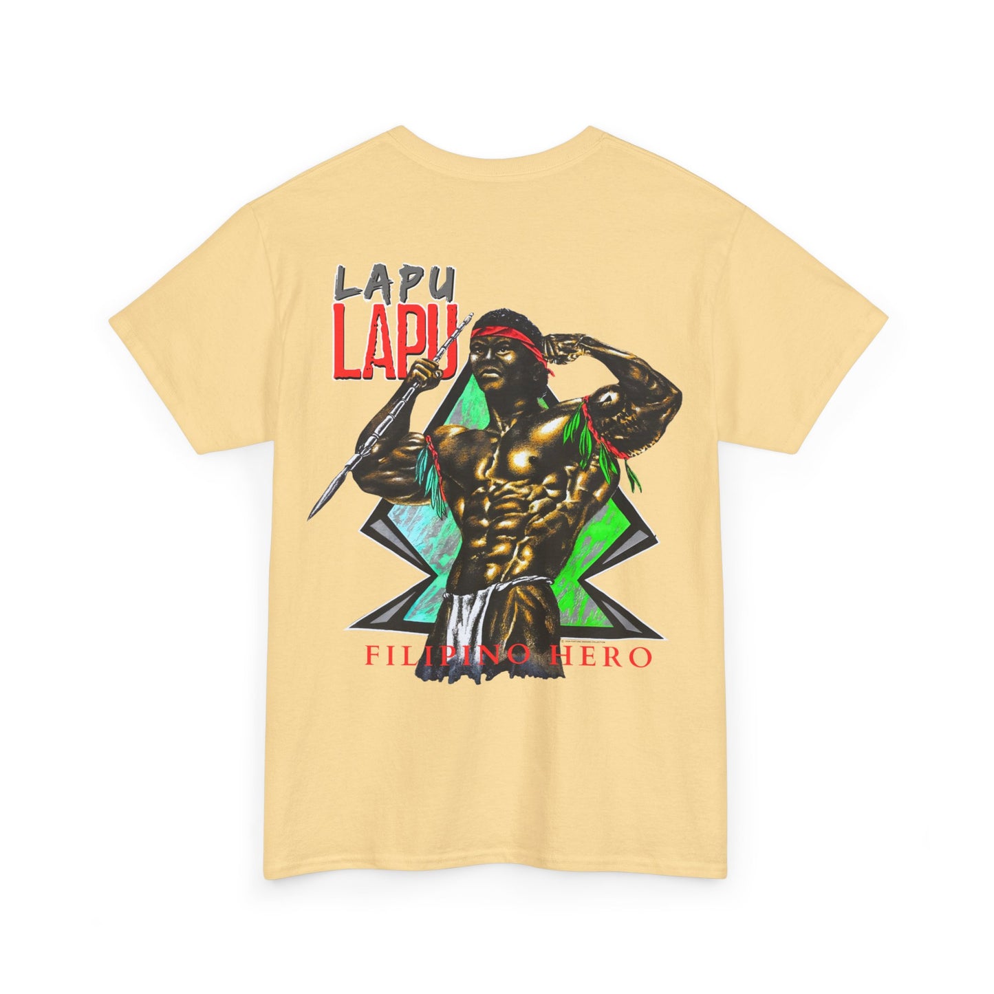 Filipino Strength Lapu Lapu Filipino Hero Vintage Design 90s New Print T-shirt Unisex Heavy Cotton Tee