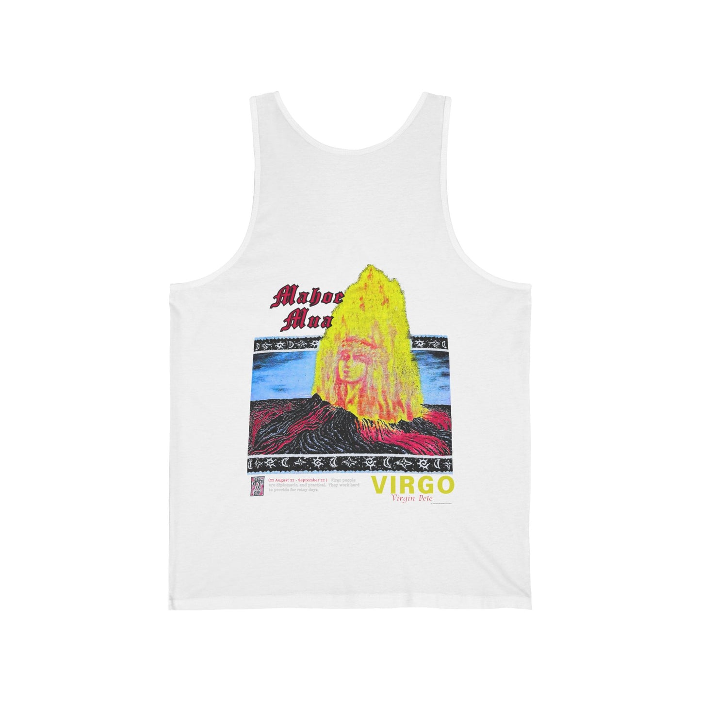 Hawaiian Strength Vigro Mahoe Mua Virgin Pele Vintage Design 90s New Print Unisex Jersey Tank