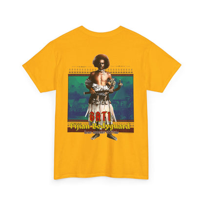 Local Strength Bati Fijian Bodyguard Never Surrender Attitude Tabu Soro Unisex Heavy Cotton Tee