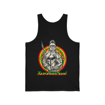 Jawaiian Strength Jawaiian Soul Vintage Design 90s New Print Unisex Jersey Tank