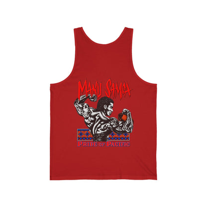 Samoan Strength Manu Samoa Pride of Pacific Unisex Jersey Tank