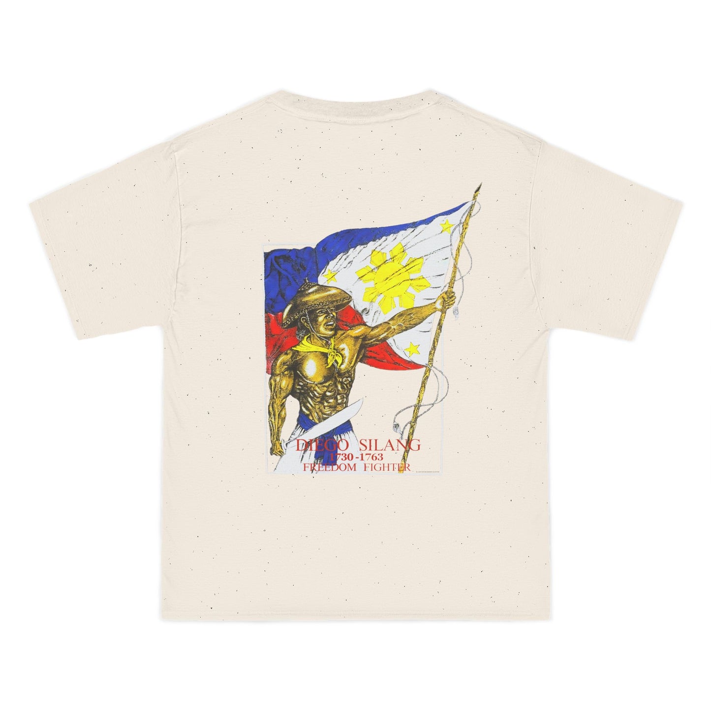 Filipino Strength Diego Silang Freedom Fighter Vintage Design 90s New Print Beefy-T®  Short-Sleeve T-Shirt