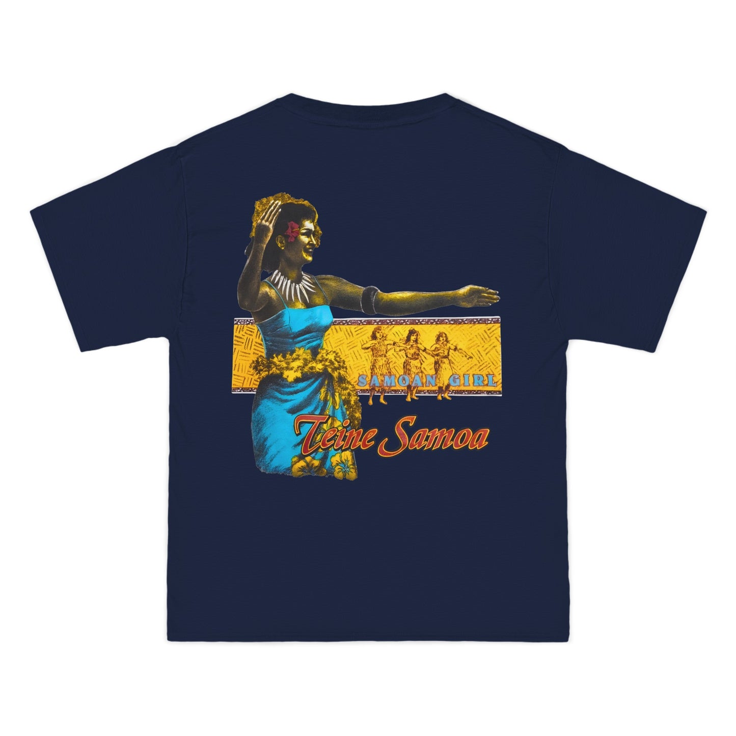 Samoan Strength Samoan Girl Teine Samoa Vintage Design 90s New Print Beefy-T®  Short-Sleeve T-Shirt