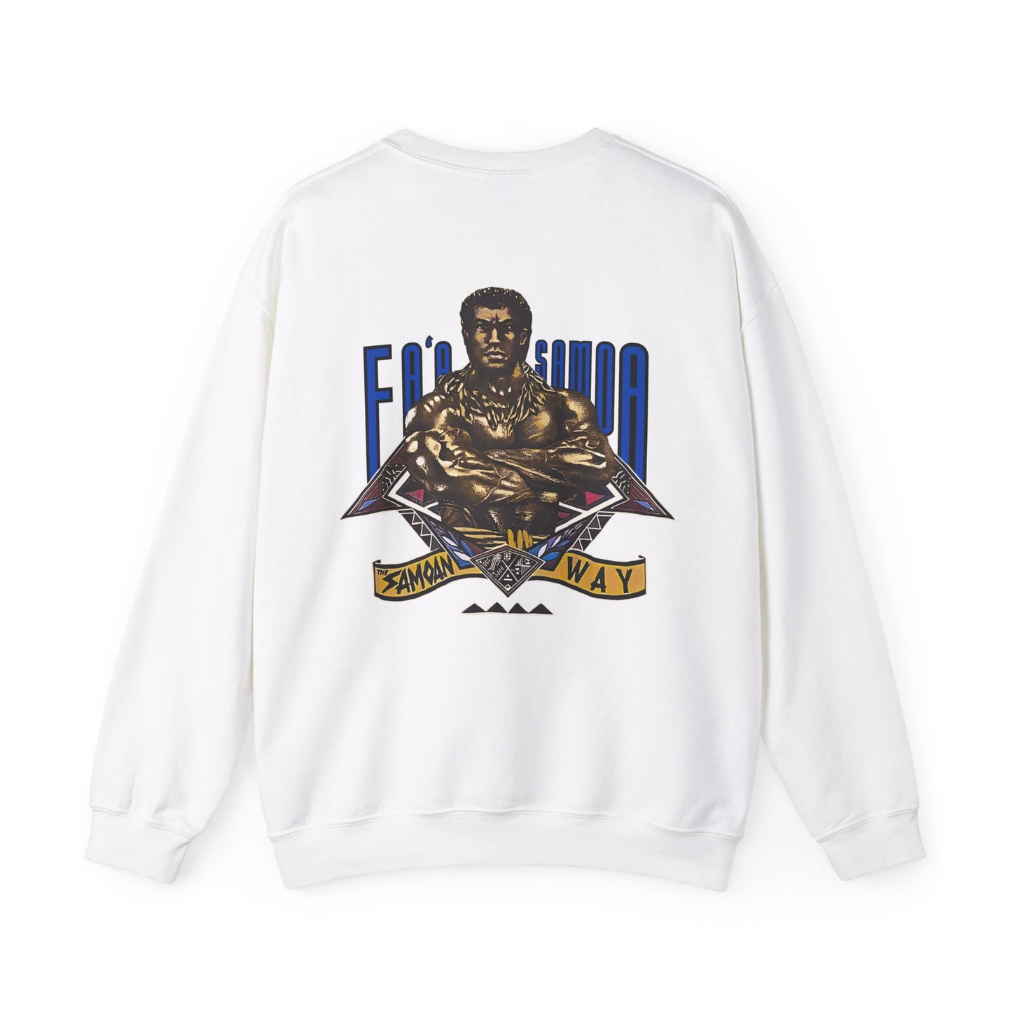 Samoan Strength Fa'a Samoa The Samoan Way Vintage Design 90s New Print Unisex Heavy Blend™ Crewneck Sweatshirt