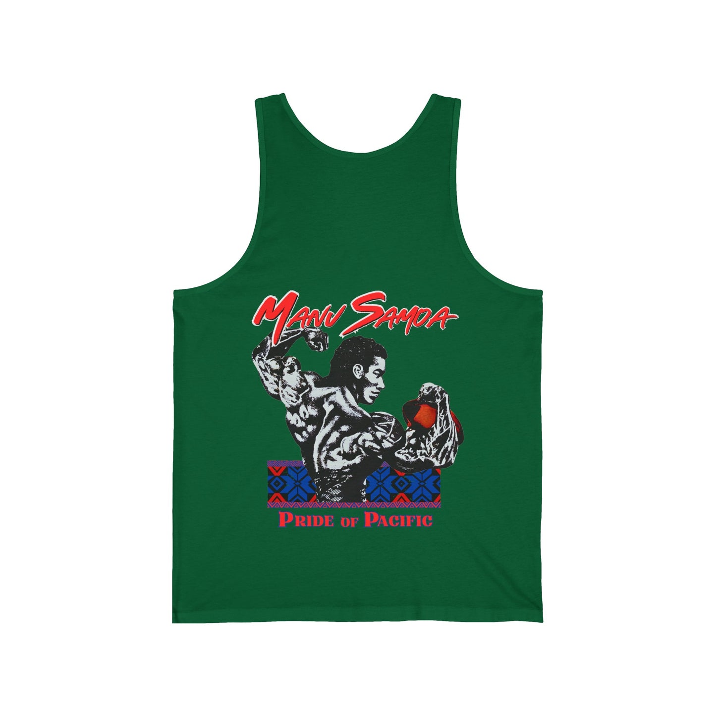 Samoan Strength Manu Samoa Pride of Pacific Vintage Design 90s New Print Unisex Jersey Tank