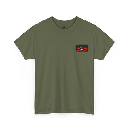 Jawaiian Strength Peace Jawaiian Style Vintage Design 90s New Print Unisex Heavy Cotton Tee